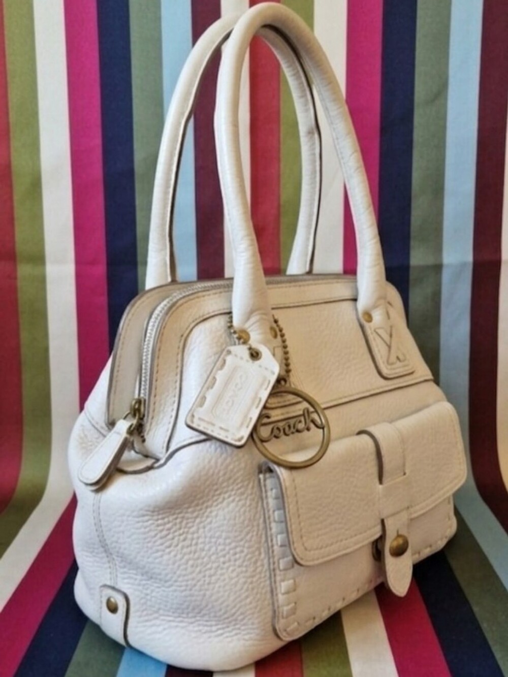 Coach 2007 65th Anniversary Bleecker Legacy Thompson Satchel EUC